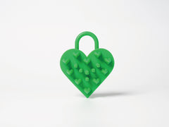 ハートロックスカルプブラシ/グリーン